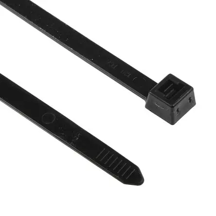 Produktfoto 1 von HellermannTyton T150M Nylon 6.6 Kabelbinder Nicht lösbar Schwarz 8.9mm x 530 mm