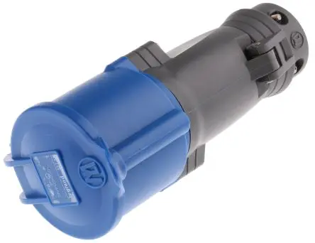 Produktfoto 1 von Legrand Industrie-Steckdose Blau, 230V / 32A, Panel IP44