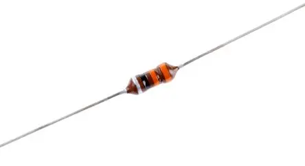 Produktfoto 1 von TDK BC Induktivität bedrahtet, Ferrit-Kern, 33 μH 55, 500 mA, Axial / R-DC 920 mΩ, max. 9 MHz, Ø 4 mm, Ø 0.8 mm x 4 mm