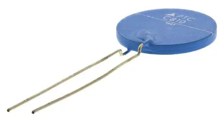 Produktfoto 1 von TDK B598 Thermistor 2.6 Ω, PTC, 8 s 29.5 mm 26 mm, Kurzschlussschutz, Überstromschutz 5 mm, Toleranz 25 %
