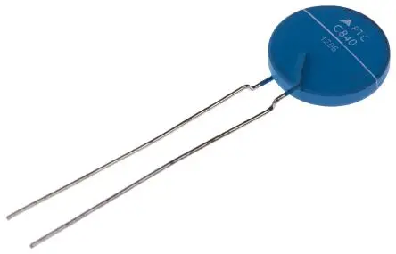 Produktfoto 1 von TDK B598 Thermistor 6 Ω, PTC 21 mm 35 mm, Kurzschlussschutz, Überstromschutz 5 mm, Toleranz 25 % AEC-Q200