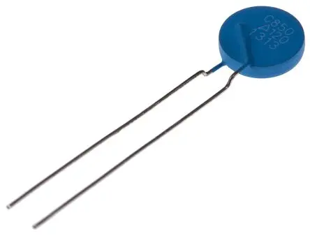 Produktfoto 1 von TDK B598 Thermistor 10 Ω, PTC 17 mm 13.5 mm, Notebook, Elektronischer Starter, Gleichstromwandler, Übertemperaturschutz,