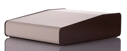 Produktfoto 1 von CAMDENBOSS 2000 Aluminium Pultgehäuse Geneigte Front, Beige, Braun, 210 mm 55 mm, 178 mm