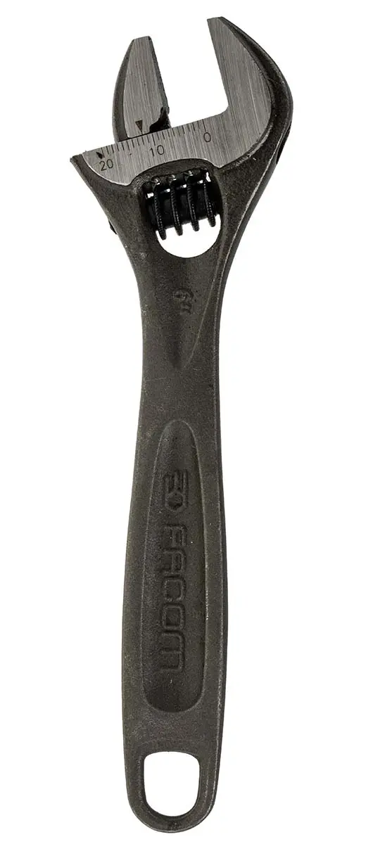 Produktfoto 1 von Facom Schraubenschlüssel Einstellbar, Metall Griff, Backenweite 20 mm, / Länge 155 mm