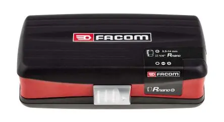 Produktfoto 1 von Facom RL.NANO112 1/4 Zoll Vierkant metrisch, CrV-Stahl (1/4") 5.5 , 6 , 7 , 8 , 9 , 10 , 11 , 12 , 13 , 14mm 12-Punkt