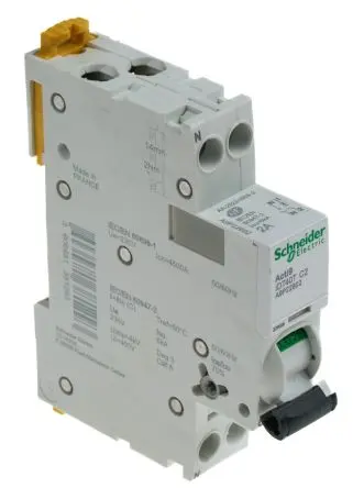 Produktfoto 1 von Schneider Electric Acti9 iDT40T Miniaturüberlastschalter Typ C, Pol 1-polig 2A, Abschaltvermögen 4.5 kA Acti9