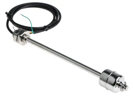 Produktfoto 1 von RS PRO SSF67 Schwimmerschalter Intern 120 V dc, Schließer/Öffner, 135 °C 250 V ac → 135 °C, mit 1 m Leitung