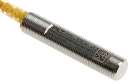 Produktfoto 1 von Pilz Magnetisch 5-m-Kabel, 10m Kabel Berührungsloser Sicherheitsschalter 24V dc aus Edelstahl, 2 Schließer / 1,