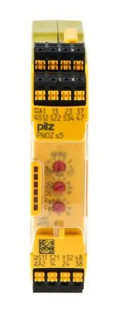 Produktfoto 1 von Pilz PNOZ s5 C Sicherheitsrelais 24V dc, 2 Sicherheitskontakte, 1 Hilfsschalter, Automatisch und manuell CE, EAC, EN