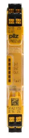 Pilz PNOZ s8 C Sicherheitsrelais 24V dc, 2 Sicherheitskontakte, 1 Hilfsschalter, Automatisch EN 60947-5-1, EN 61000-6-2,