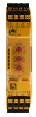 Produktfoto 1 von Pilz PNOZ s5 C Sicherheitsrelais 240V ac/dc, 48 V ac/dc, 2 Sicherheitskontakte, Automatisch und manuell VDE 0113-1, EN