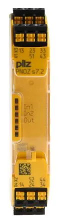 Produktfoto 1 von Pilz PNOZ s7.2 C Sicherheitsrelais 24V dc, 4 Sicherheitskontakte, 1 Hilfsschalter, Automatisch RoHS SIL IEC 61508