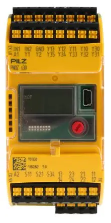Produktfoto 1 von Pilz PNOZ s30 C Sicherheitsrelais 24V ac/dc, 240 V ac/dc, 2 Sicherheitskontakte, 2 Hilfsschalter, Automatisch und