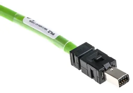 Produktfoto 1 von Pilz PNOZ Ethernet-Kabel, 1.5 m, Grün 8 Geflecht Geschirmt, Aussen ø 6 mm Außen-ø , Polyurethan