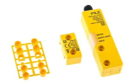 Produktfoto 1 von Pilz PSEN Transponder M12 Berührungsloser Sicherheitsschalter 24V dc aus GF Polyamid, Kodierschalter Betätiger inklusive