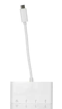 RS PRO, USB 3.1 USB-Hub, 1 USB Ports, RJ45, USB