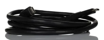 Produktfoto 1 von RS PRO Stecker RS PRO IC-Buchse USB-Kabel, USB Typ C Stecker / USB Typ C, 1.5 m USB 3.1 Schwarz
