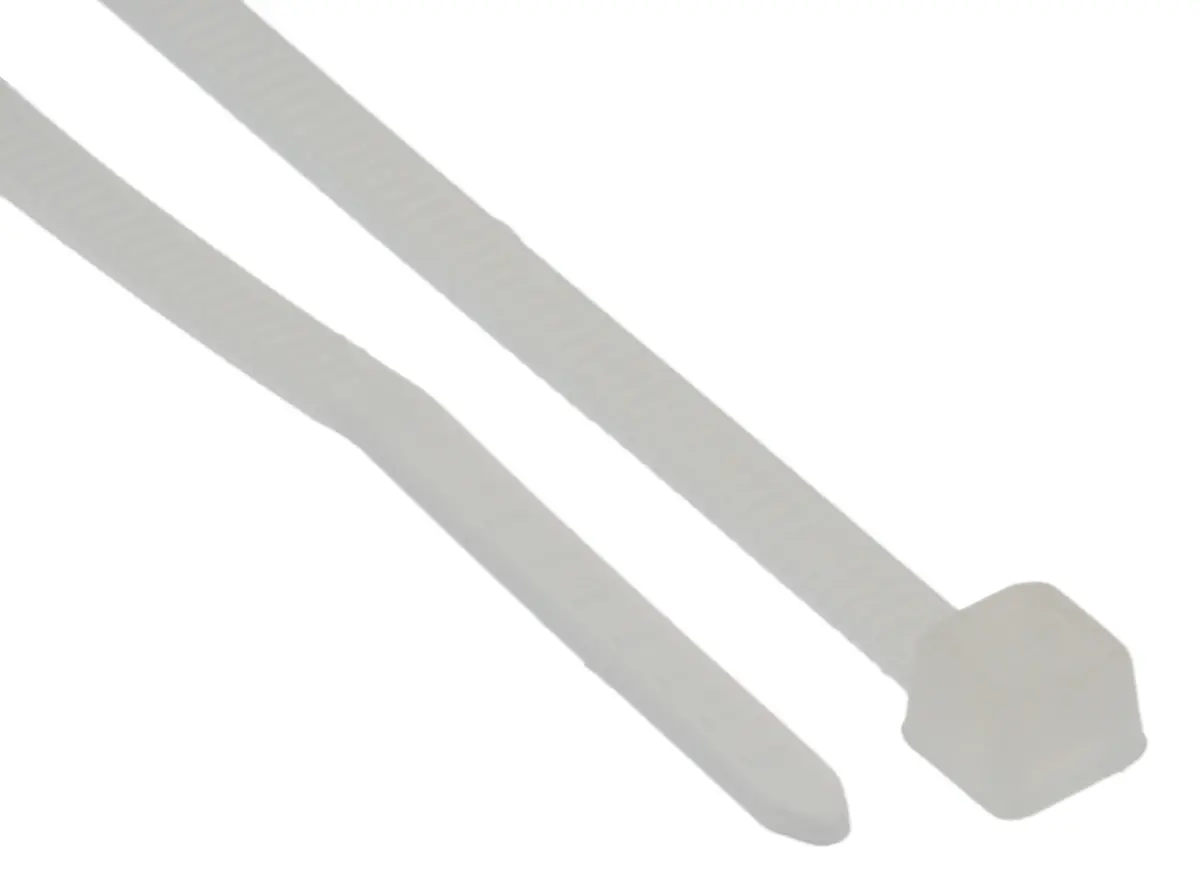 Produktfoto 1 von HellermannTyton T18L Nylon 6.6 Kabelbinder Nicht lösbar Natur 2.5 mm x 205 mm