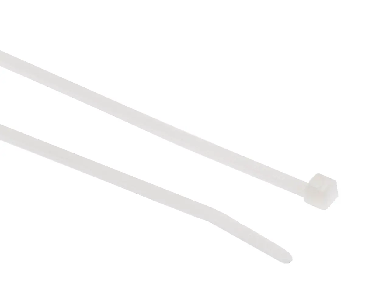 Produktfoto 1 von HellermannTyton T30L Nylon 6.6 Kabelbinder Nicht lösbar Natur 3.5 mm x 198 mm