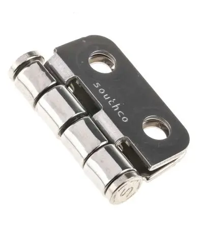 Produktfoto 1 von Southco Edelstahl Scharnier Festwert Schraubbefestigung Freischwingend, 9 mm x 38.2mm x 38 mm