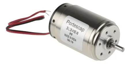 Produktfoto 1 von Portescap 28L28 Servomotor mit geringer Trägheit Gleichstrommotor bis 21 mNm 111:1, 24V dc / 11 W, 5600U/min, Wellen-Ø 3