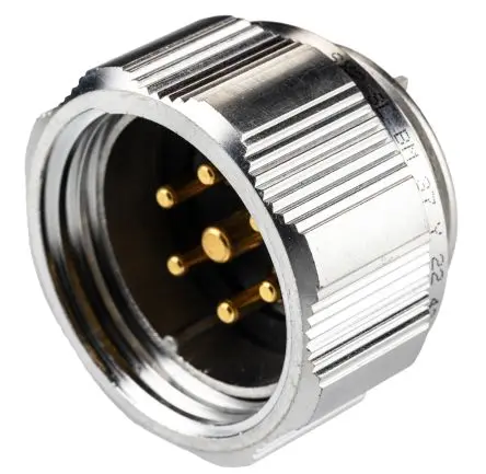 Produktfoto 1 von Amphenol Socapex SL61 51.5 mm Standard Rundsteckverbinder Stecker 7-polig Stecker 50A Kabel IP67