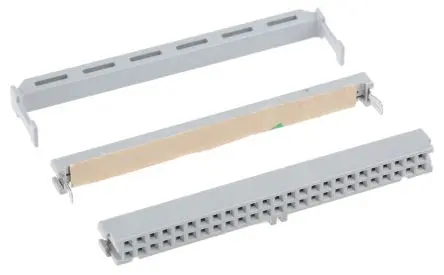Produktfoto 1 von 3M 3000 IDC-Steckverbinder Buchse, gewinkelt, 50-polig Kabel / 2-reihig, Raster 2.54 mm
