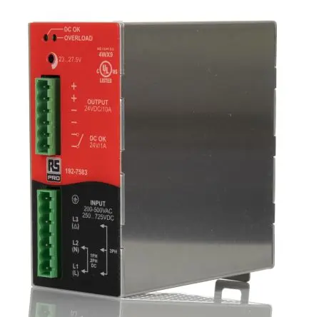 Produktfoto 1 von RS PRO CPSB-123-240-24 DIN-Schienen Netzteil Geschalteter Modus 725 V dc, 550V ac Wechselstrom/Gleichstrom / 10 A 27.5V