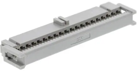Produktfoto 1 von 3M 891 IDC-Steckverbinder Buchse, gewinkelt, 40-polig Kabel / 2-reihig, Raster 2.54 mm