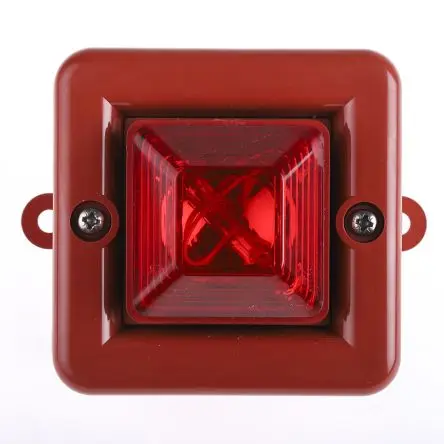 Produktfoto 1 von e2s SON4 Xenon, Filament/Warnsummer-Licht Schall- und Lichtsignal-Kombination 230V ac Rot IP66 Wand / 100 dB 100 dB @ 1m