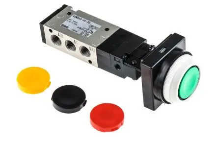Produktfoto 1 von SMC, Drucktaster VZM500 Pneumatik-Steuerventil, manuell, RC Rc 1/8 III B