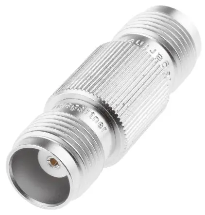 Produktfoto 1 von Telegärtner HF Adapter, 50 Ω, Gerade, 11GHz Buchse Buchse, Koaxial Nennspannung