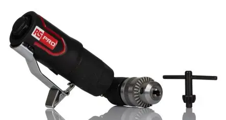 Produktfoto 1 von RS PRO Druckluft Bohrmaschine Schlüssellos Abgewinkelt, 6.5 mm Bohrfutter 4500U/min