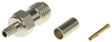 Produktfoto 1 von Telegärtner SMA Buchse Koaxialsteckverbinder SMA-Steckverbinder, Kabel, für RG188A/U, RG316/U, RG-174U-Kabel, 50 Ω
