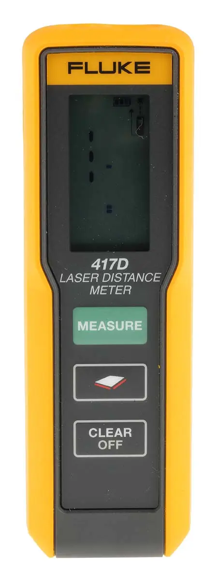 Produktfoto 1 von Fluke 417D LCD Laser Entfernungsmesser, metrisch/zöllig, Klasse 2, 635nm
