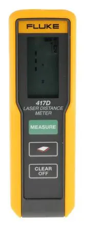 Produktfoto 1 von Fluke 417D LCD Laser Entfernungsmesser, Klasse 2, 0.2/40 μm, 635 nm, ±2 mm, 2 x AAA