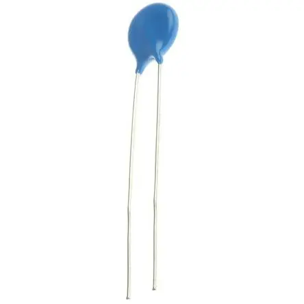 Produktfoto 1 von TDK Metalloxid-Varistor, 1.2 nF, 47 V / 2.5 A 93 V, 250 A max., Scheibe (7 mm) Gehäuse, Ø 9 mm, 3.7 mm