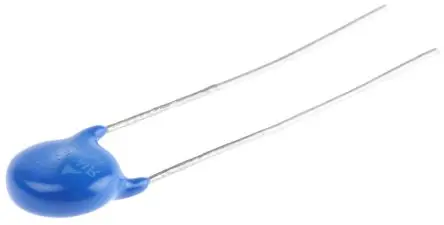 Produktfoto 1 von TDK Metalloxid-Varistor, 100 pF, 470 V / 10 A 2970 V, 1200 A max., Ø 9 mm, 4.5 mm, L. 36 mm