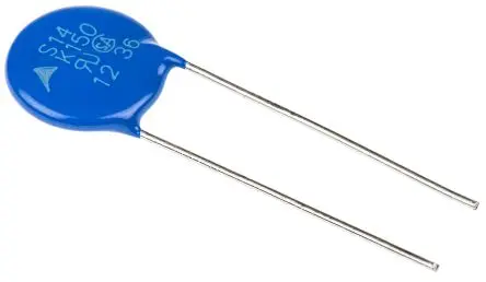 Produktfoto 1 von TDK Metalloxid-Varistor, 750 pF, 240 V / 50 A 2970 V, 4500 A max., Ø 15.5 mm, 4.4 mm, L. 43.5 mm