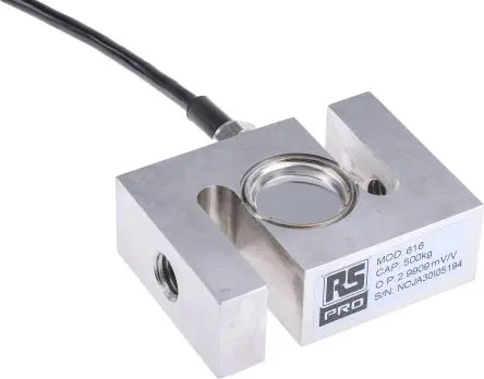 RS PRO Druck Wägezelle aus Edelstahl 500kg C3