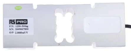 Produktfoto 1 von RS PRO Wiegen Quetschanschluss Kraftmessdose aus Aluminium 500 kg