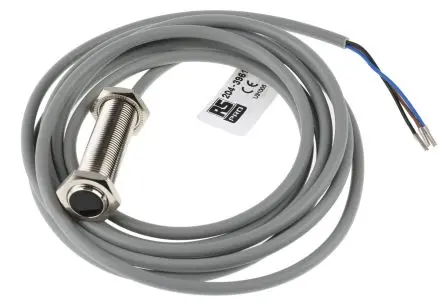 Produktfoto 1 von RS PRO PR12 Zylindrisch Optischer Sensor, Tast-Prinzip, NPN-Schließer Ausgang, Kabel