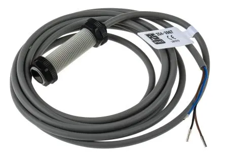 Produktfoto 1 von RS PRO PR12S Zylindrisch Optischer Sensor, Tast-Prinzip, PNP, Schließer Ausgang, Kabel