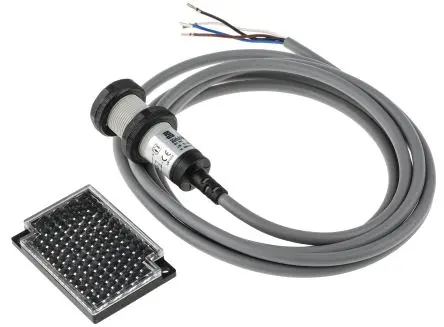 Produktfoto 1 von RS PRO PR18S Zylindrisch Optischer Sensor, Reflektierend, PNP Schließer/Öffner Ausgang, Kabel
