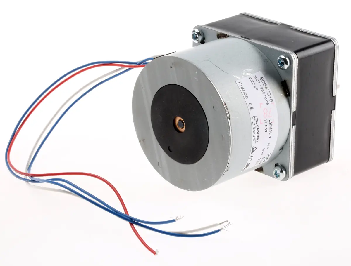 Produktfoto 1 von Crouzet 80 547 AC-Getriebemotor Umschaltbar, 7.2 W 3 rpm 230/240 V
