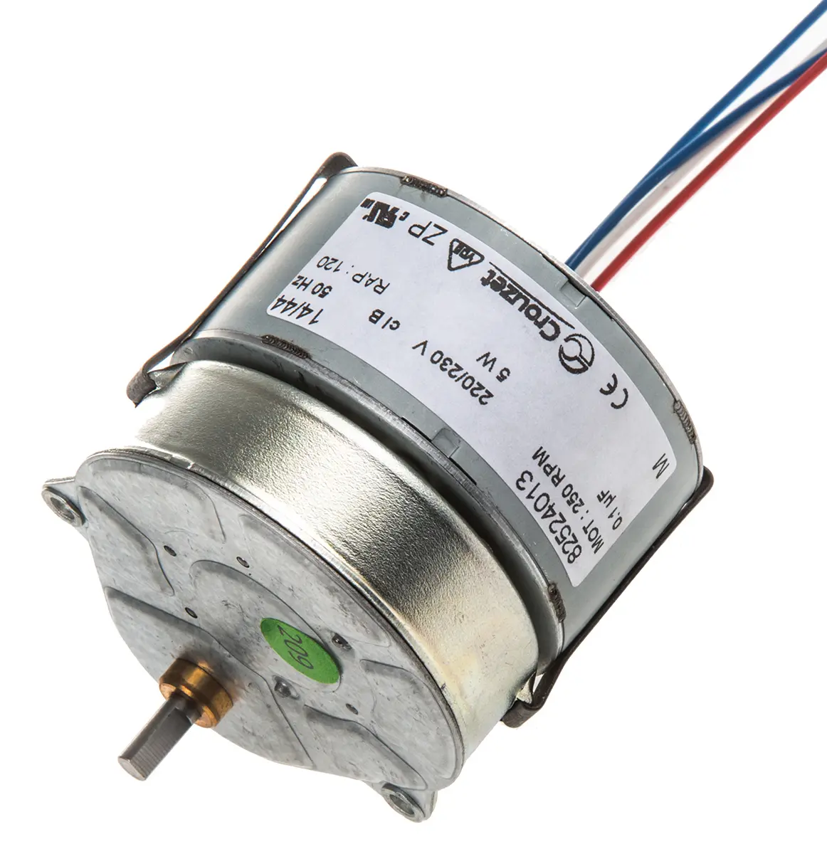Produktfoto 1 von Crouzet 82 524 AC-Getriebemotor Umschaltbar, 3.5 W 2.08 rpm 230/240 V Panel