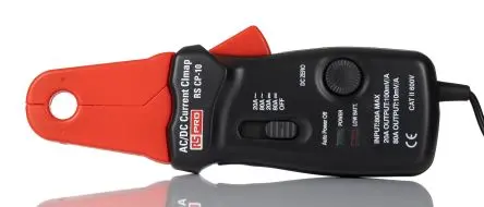 Produktfoto 1 von RS PRO RS CP-10 Wechselstrom/Gleichstrom Stromzange 80 A Ø 12.5 mm / 80 A