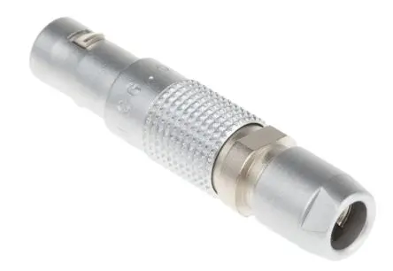 Produktfoto 1 von LEMO 00 B 0 6.4 mm Rundsteckverbinder Stecker 4-polig Stecker 2A Kabel IP50