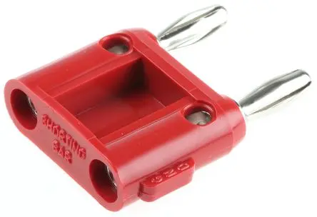 Produktfoto 1 von Fluke 4.22 mm Stecker Rot Bananenstecker, Kontakt Nickel, 5kV 15A, Schraubanschluss