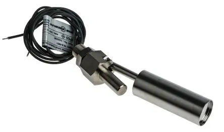 Produktfoto 1 von WIKA HLS-M Schwimmerschalter Horizontal 75 V dc, 1 Schließer, -40 °C 50 V ac → 120 °C, mit 500 mm Leitung